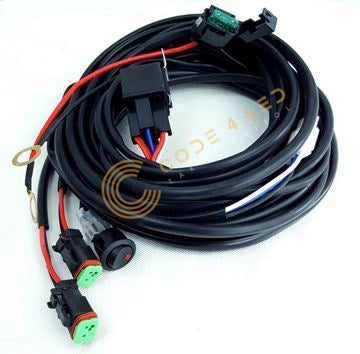 Code 4 LED Wiring Harnesses - Dual / Pod Triangle -1