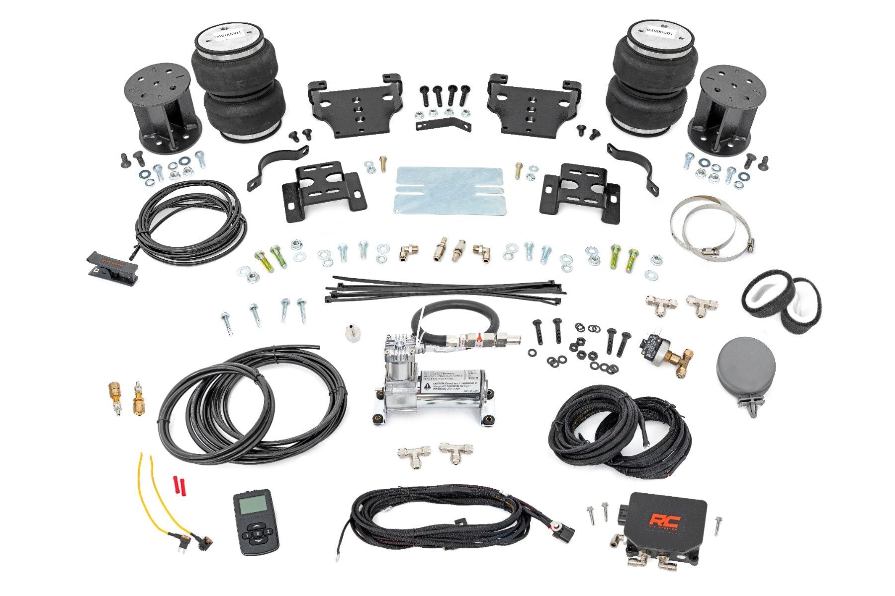 Rough Country Air Spring Kit w/Compressor 6" Lift Kit Chevy/GMC 2500HD 01-10 100064WC