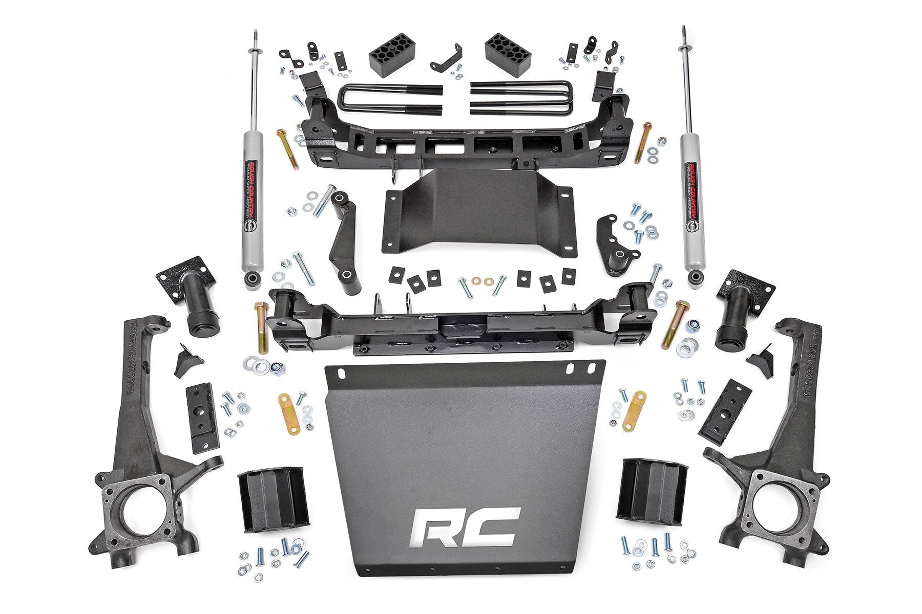 Rough Country 4" Suspension Lift Kit w/ Shocks for Toyota Tacoma 16-20 4wd 75720
