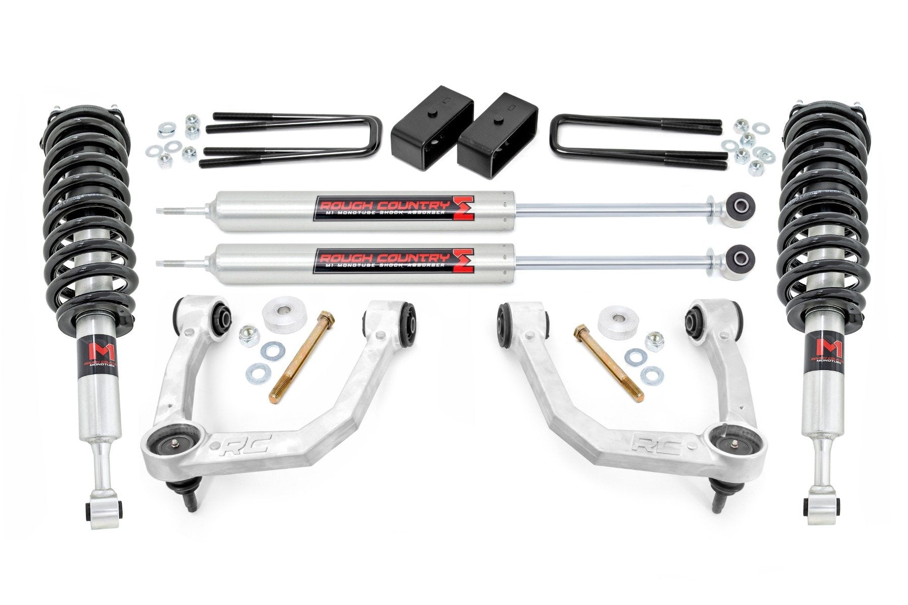 Rough Country 3.5" Lift Kit UCA M1 Struts For Toyota Tacoma 05-22 74240