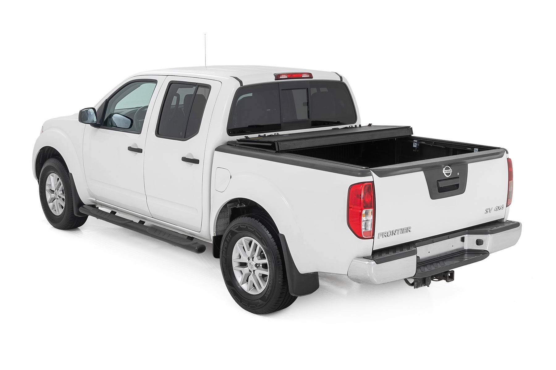 Rough Country Hard Tri-Fold Flip Up Bed Cover 5' Bed Nissan Frontier 05-21 49520501