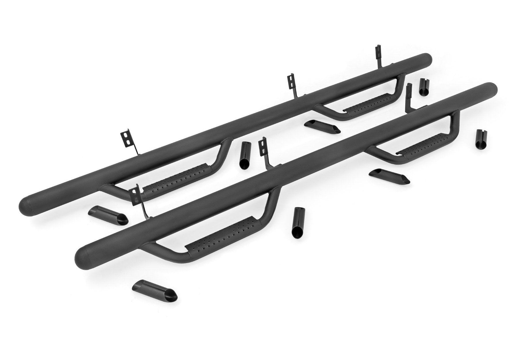 Rough Country Nerf Steps | Cab Length | Crew Cab | for Nissan Frontier 2005-2025 82001C