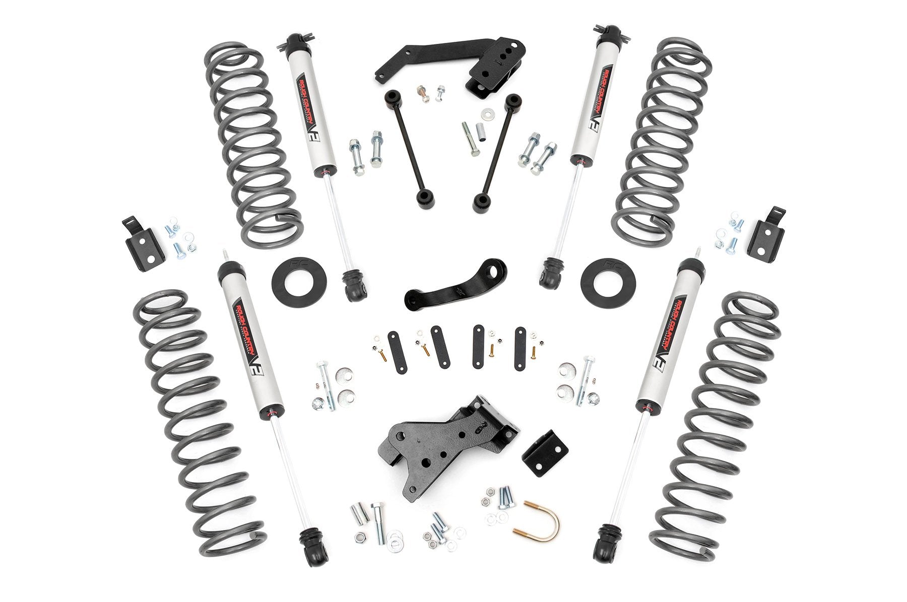 Rough Country 4in For Jeep Suspension Lift Kit 07-18 Wrangler JK 68270