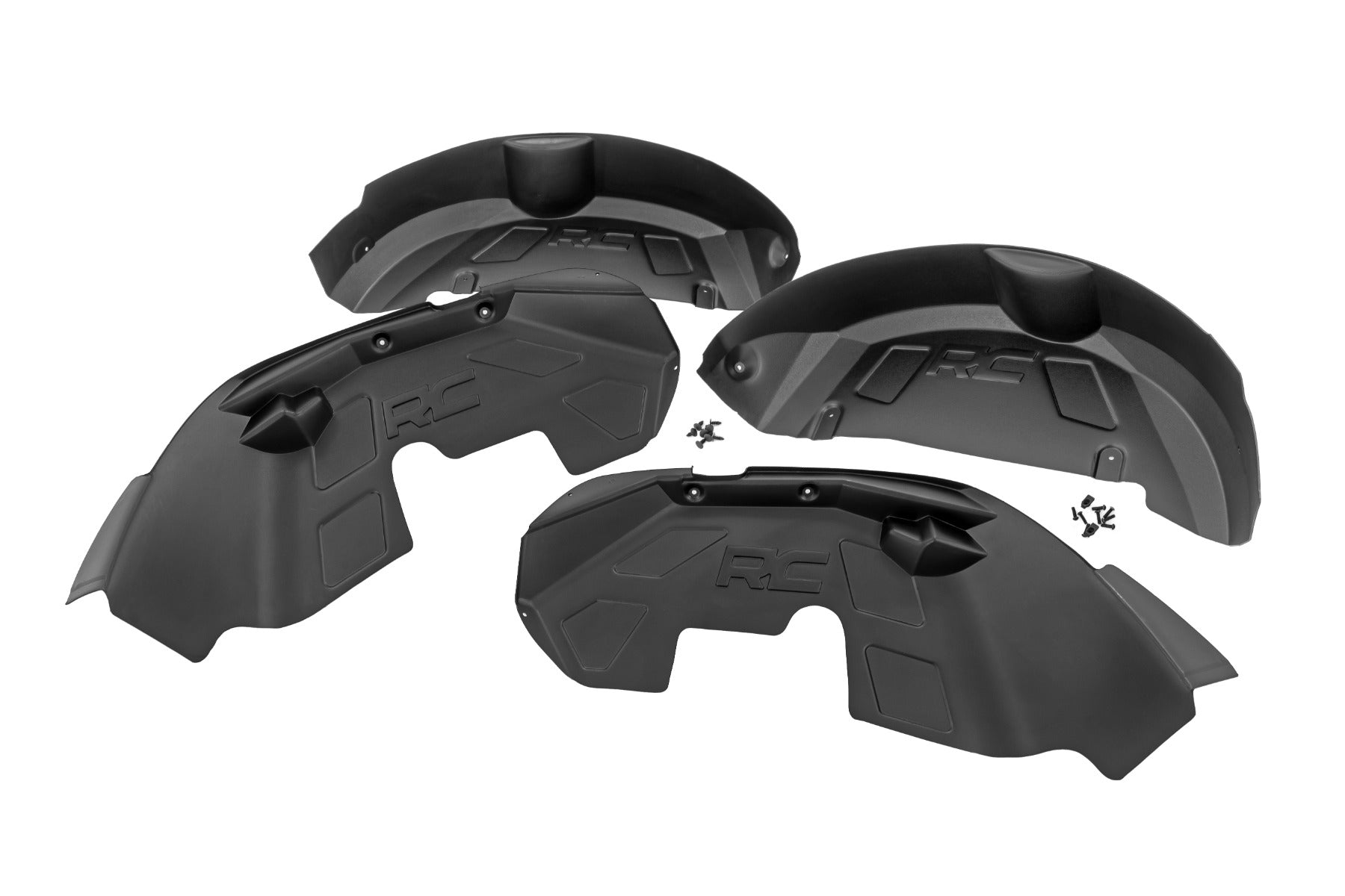 Rough Country Wheel Well Liners Front & Rear | for Jeep Wrangler Unlimited 07-18 4199A