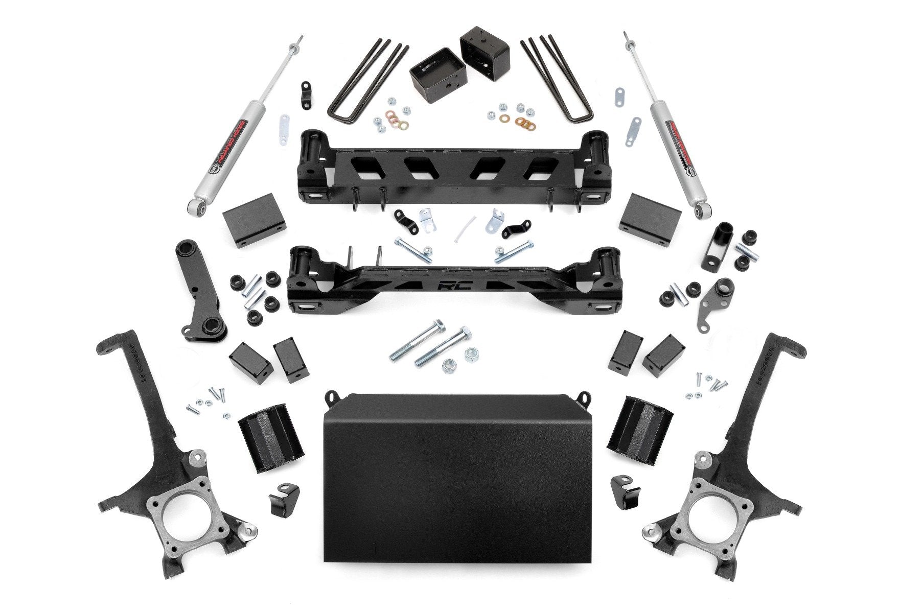 Rough Country 4in Suspension Lift Kit w/N3 Shocks fits Toyota 16-20 Tundra 75130