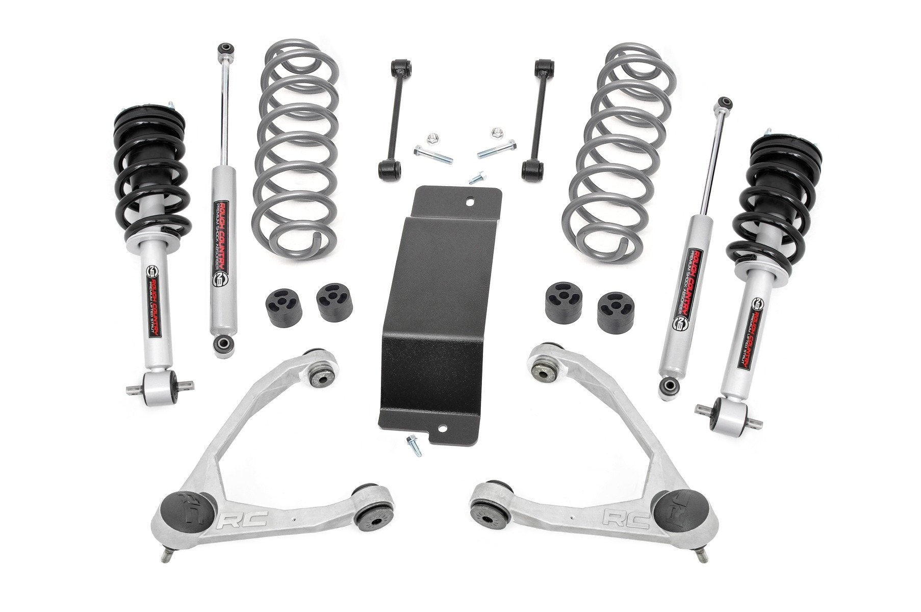 Rough Country 3.5" Lift Kit N3 Struts Forged UCAs Chevy/GMC SUV 1500 07-20 19332