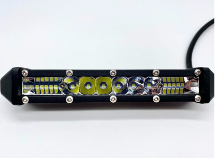 Code 4 LED Supply Clear Single Row Light Bars - 7 inch 24 watt -1