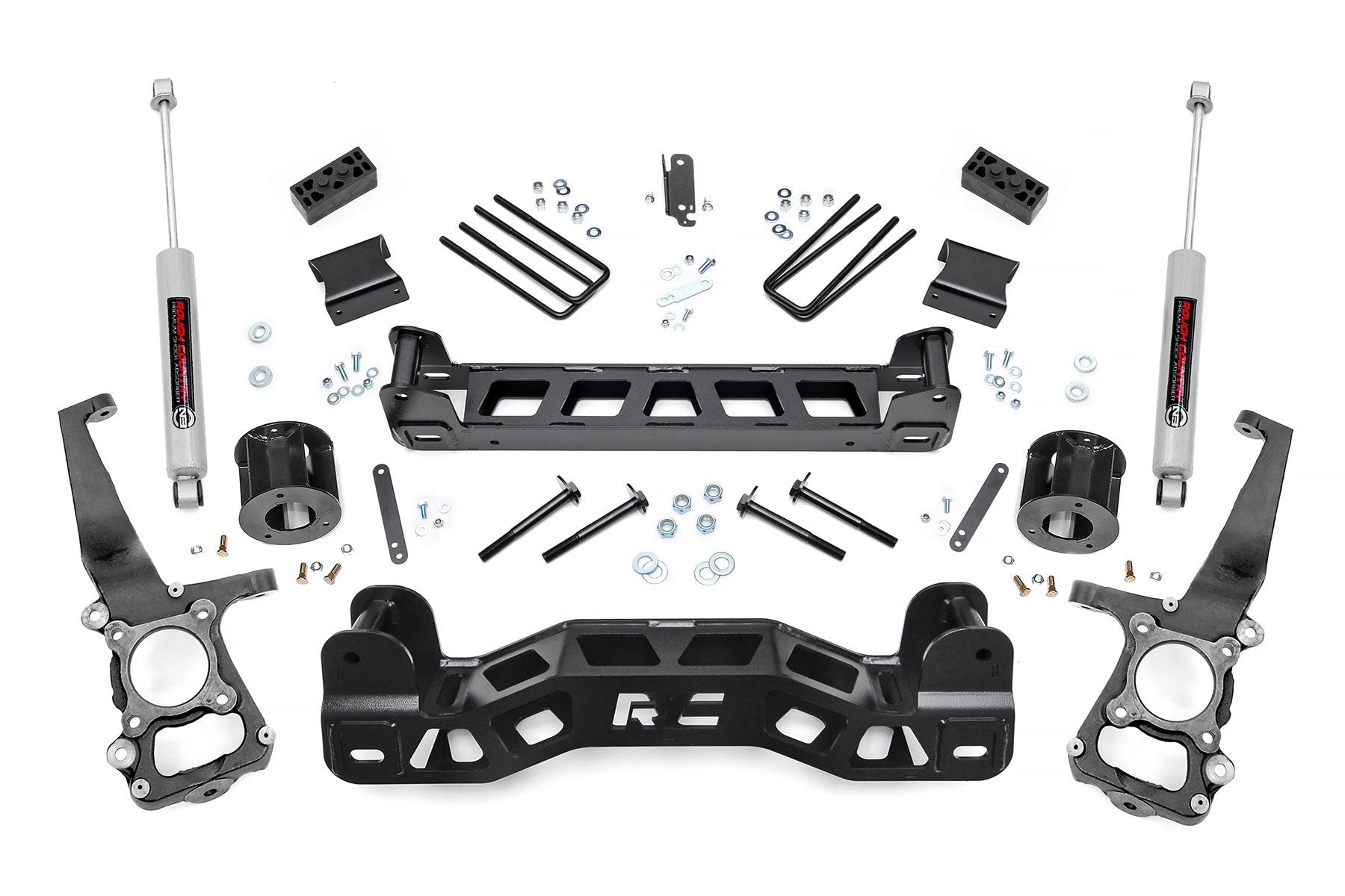 Rough Country 4in for Ford Suspension Lift Kit w/N3 Shocks 11-14 F-150 57230