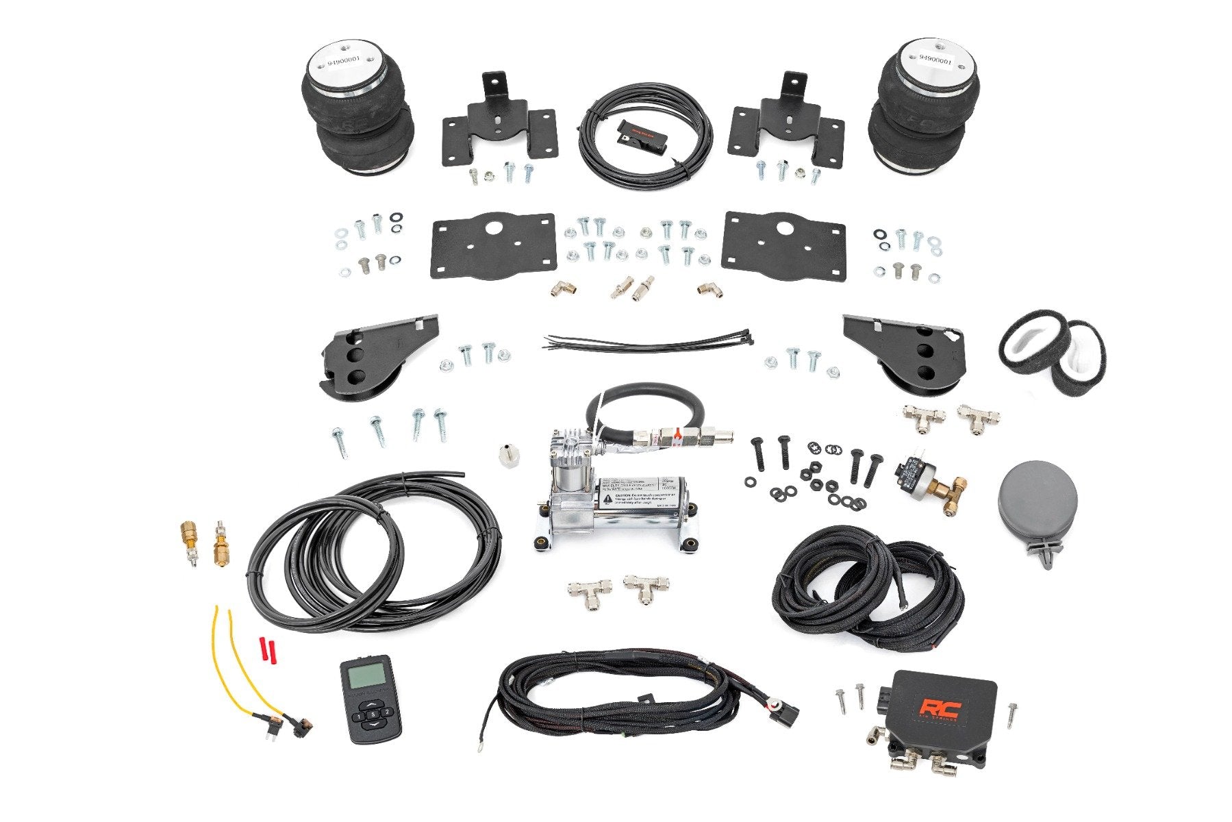 Rough Country Air Spring Kit w/Compressor Ram 1500 4WD 09-23 Classic 10032WC