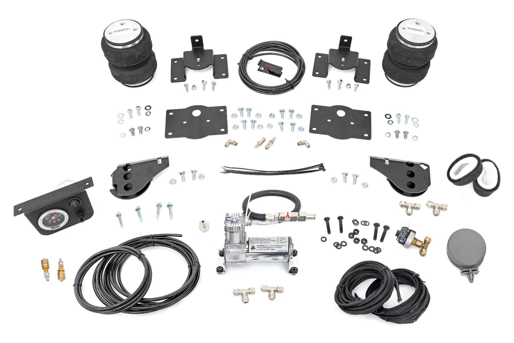 Rough Country Air Spring Kit w/ Compressor Ram 1500 4WD 09-23 & Classic 10032C