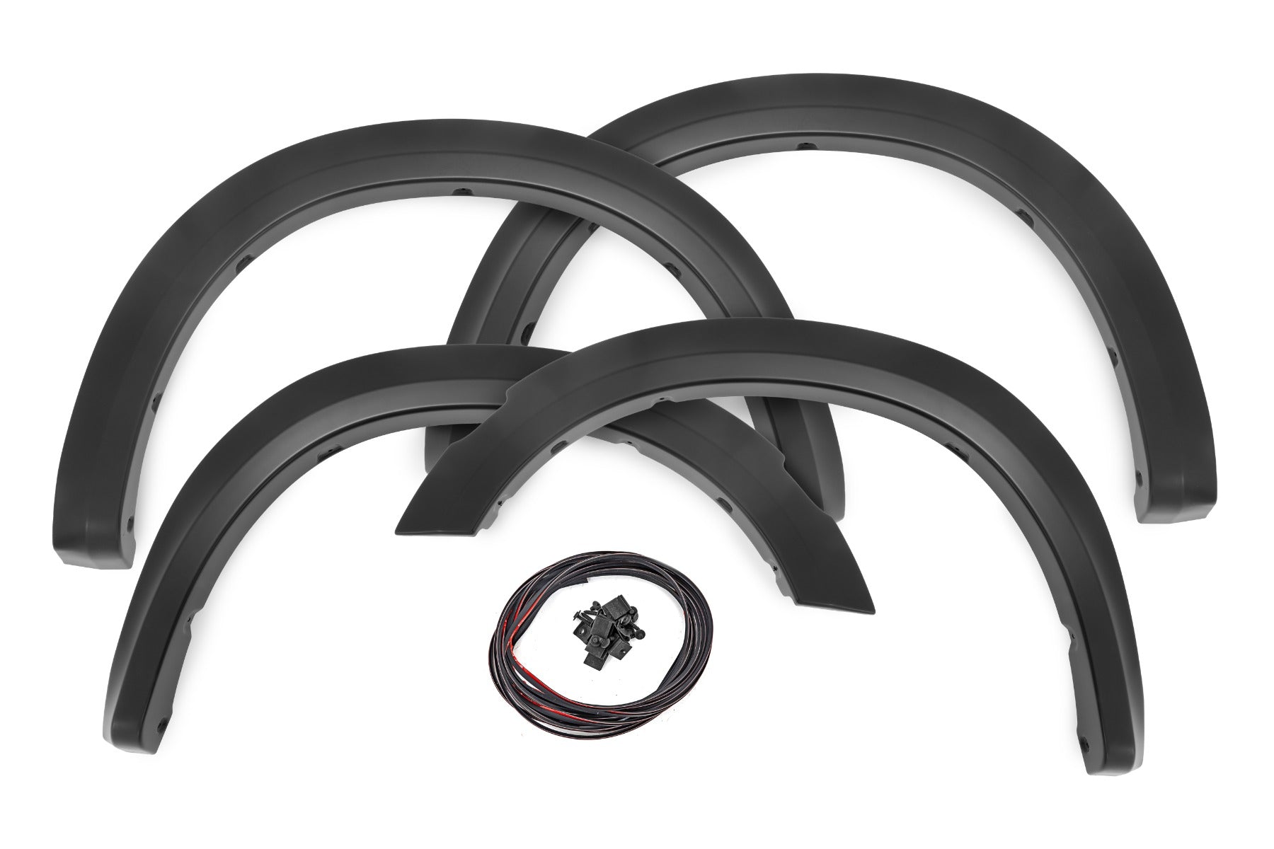 Rough Country Fender Flares Sport PXJ Diamond Black for Ram 1500 09-18 S-D10911-PXJ