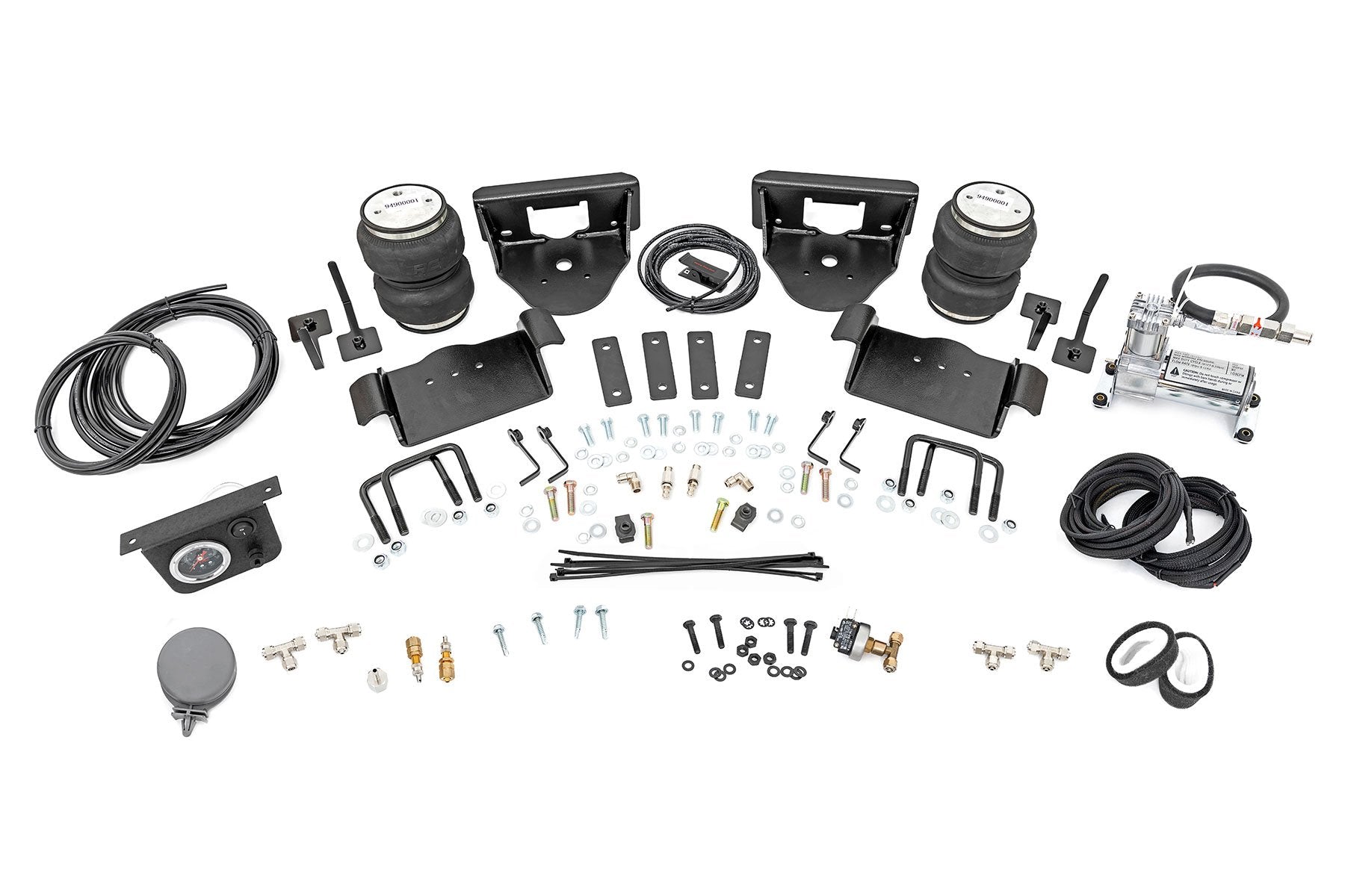 Rough Country Air Spring Kit w/Compressor 0-6" Lifts Ford F-150 4WD 04-14 10008C