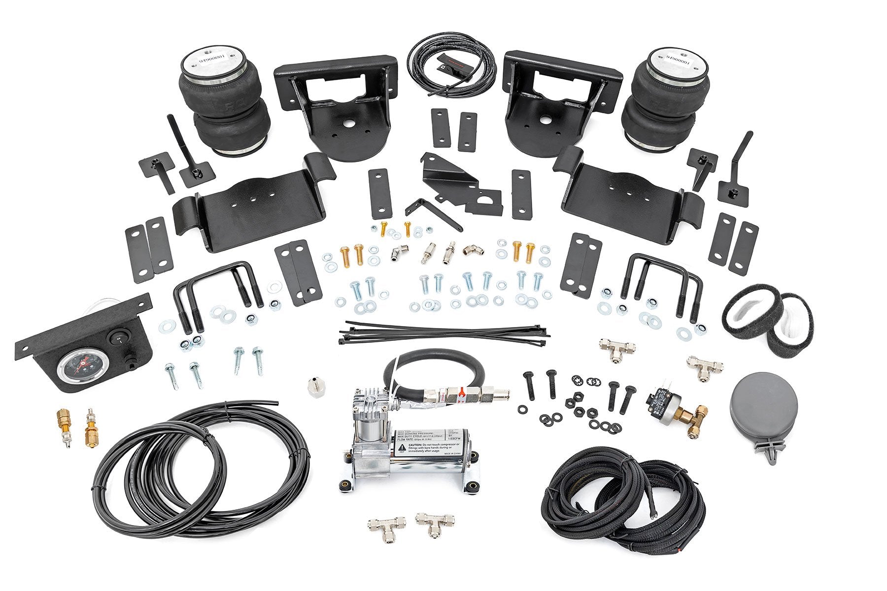 Rough Country Air Spring Kit w/Compressor 0-6" Lifts for Ford F-150 4wd 21-22 10009C
