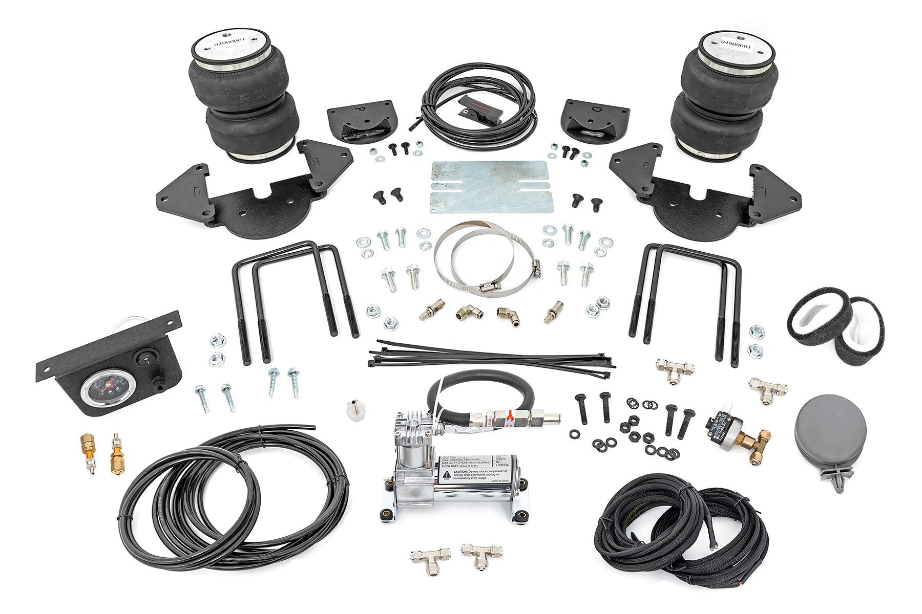 Rough Country Air Spring Kit w/compressor Chevy/GMC 1500 19-22 10011C