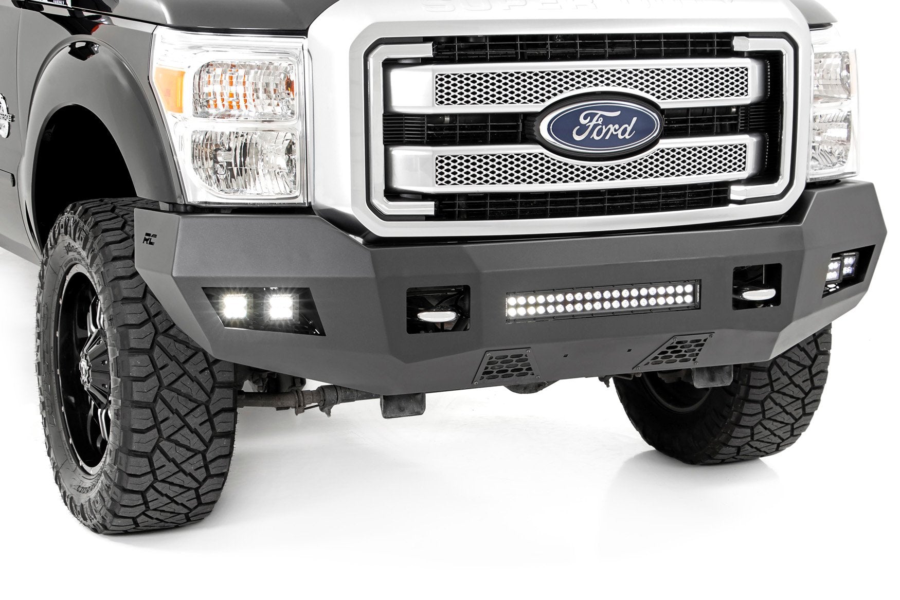 Rough Country Ford Heavy-Duty Front LED Bumper 11-16 F-250/F-350 10783