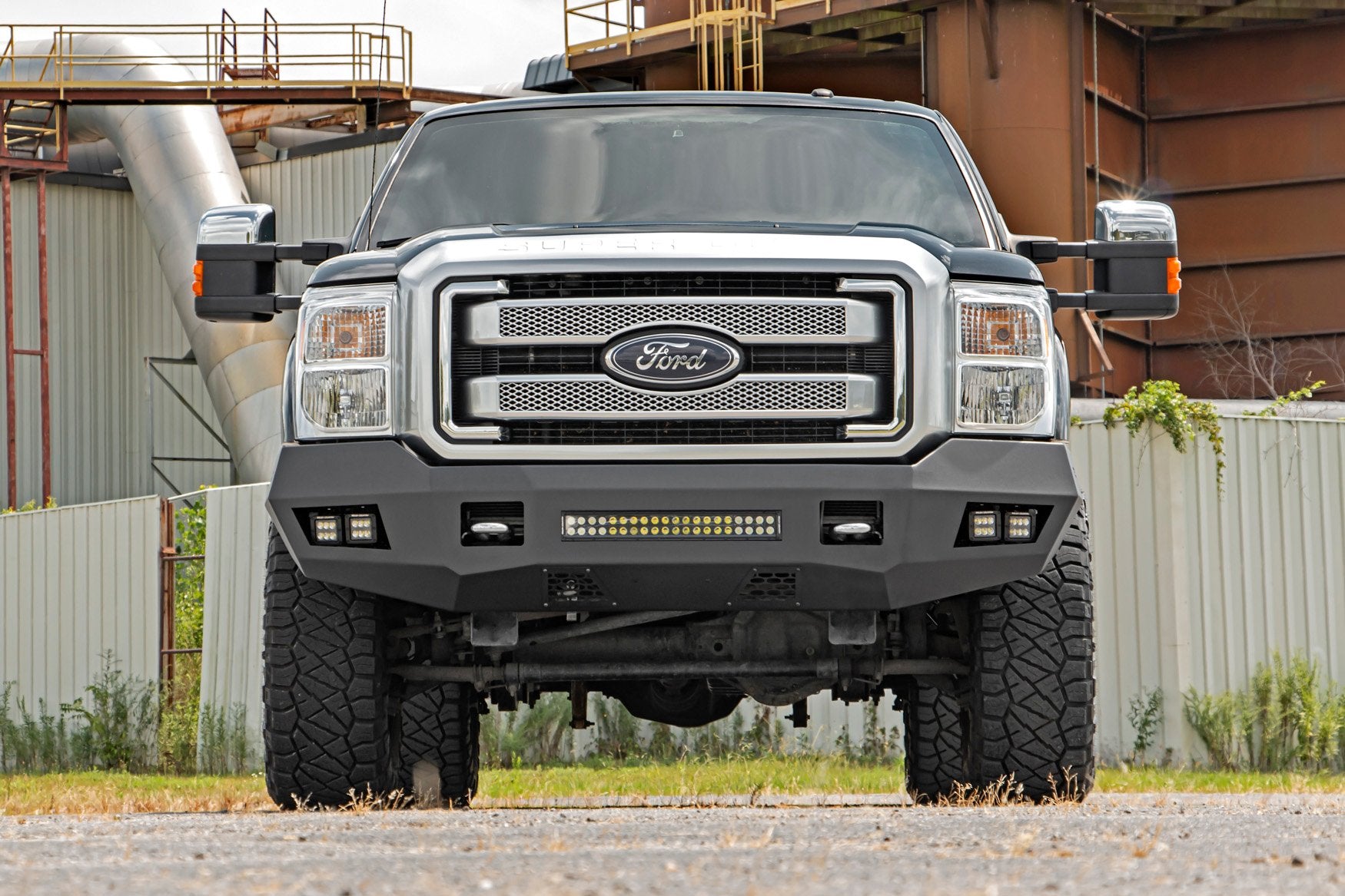Rough Country Ford Heavy-Duty Front LED Bumper 11-16 F-250/F-350 10783