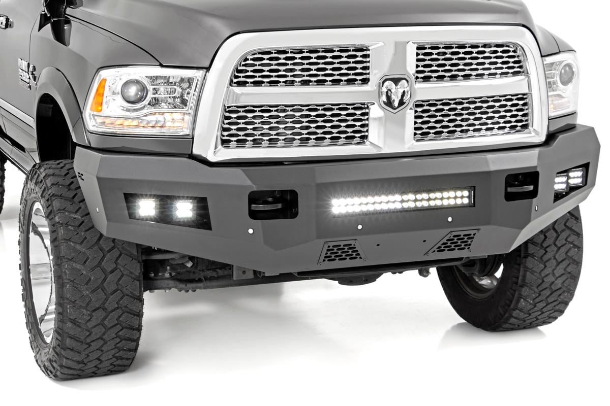 Rough Country Ram Heavy-Duty Front LED Bumper 10-18 2500/3500 10785