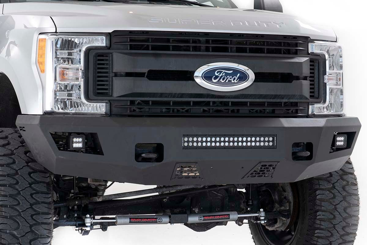 Rough Country Ford Heavy-Duty Front LED Bumper 17-22 F-250/F-350 10787
