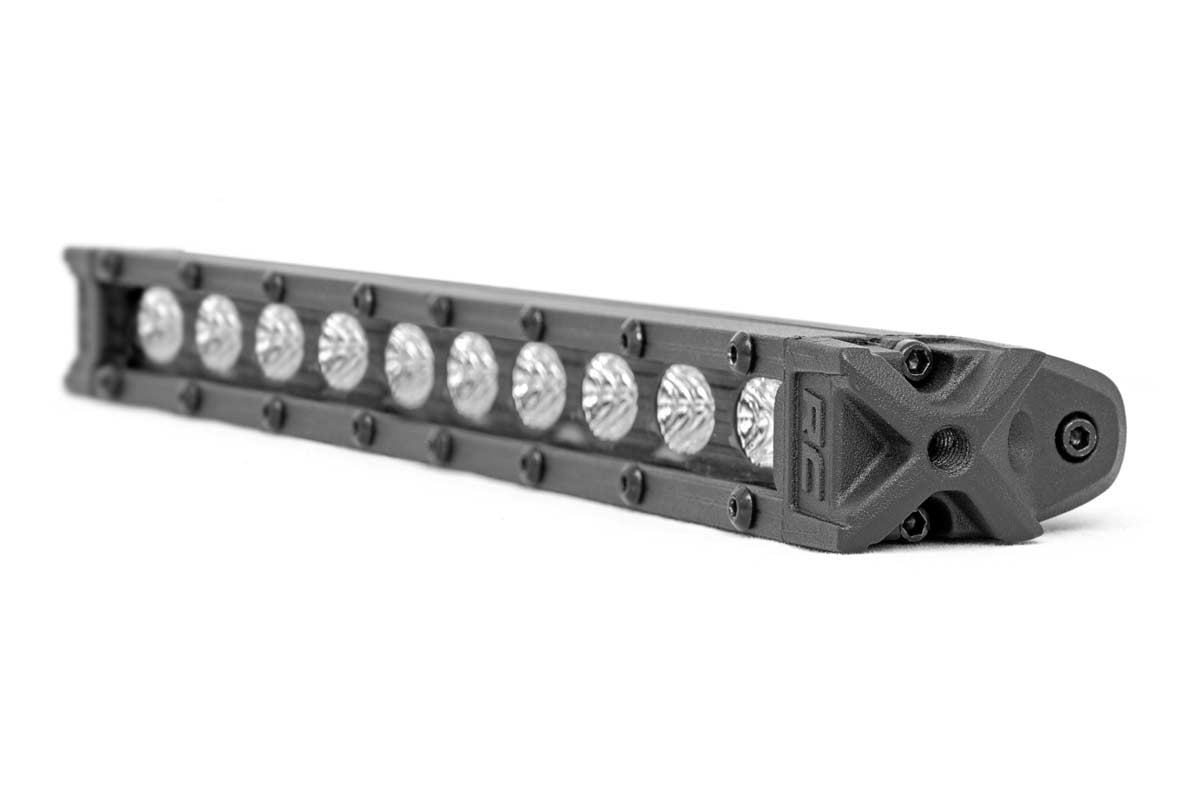Rough Country 10-Inch Slimline Cree LED Light Bar (Black Series) 70411ABL