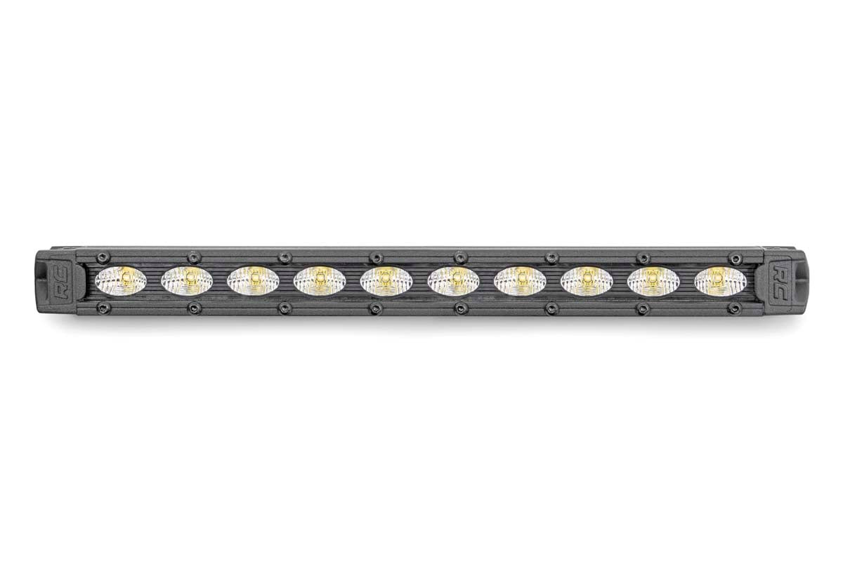 Rough Country 10-Inch Slimline Cree LED Light Bar (Black Series) 70411ABL