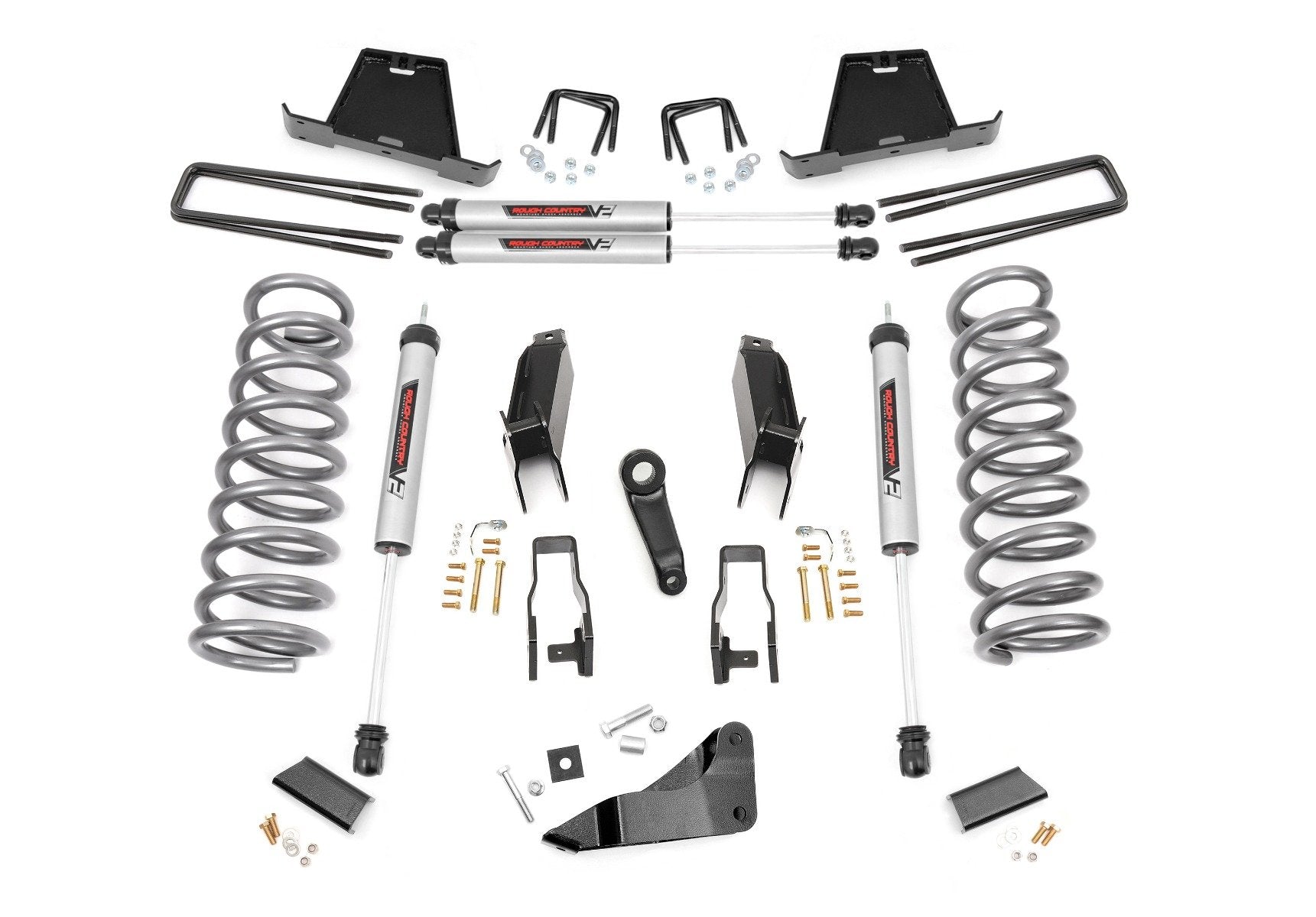 Rough Country 5" Lift Kit V2 for Ram 2500 11-13/3500 Mega Cab 11-12 4WD 34970