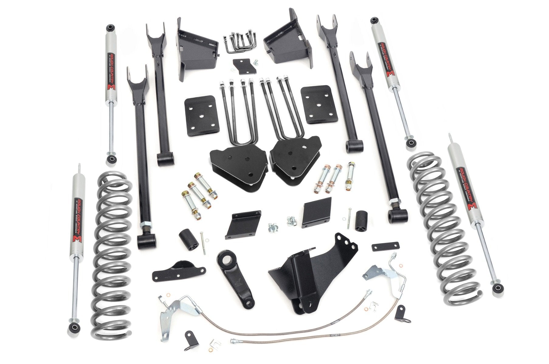 Rough Country 6" Lift Kit 4-Link OVLD M1 For Ford Super Duty 4wd 11-14 56540