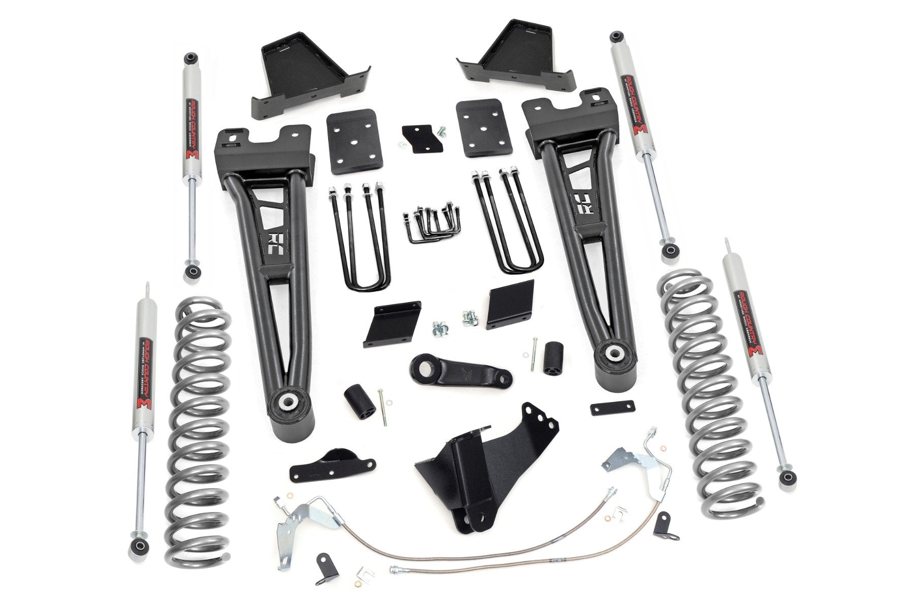 Rough Country 6" Lift Kit For Ford SuperDuty 15-16 Diesel Radius Arm No OVLD M1 54340