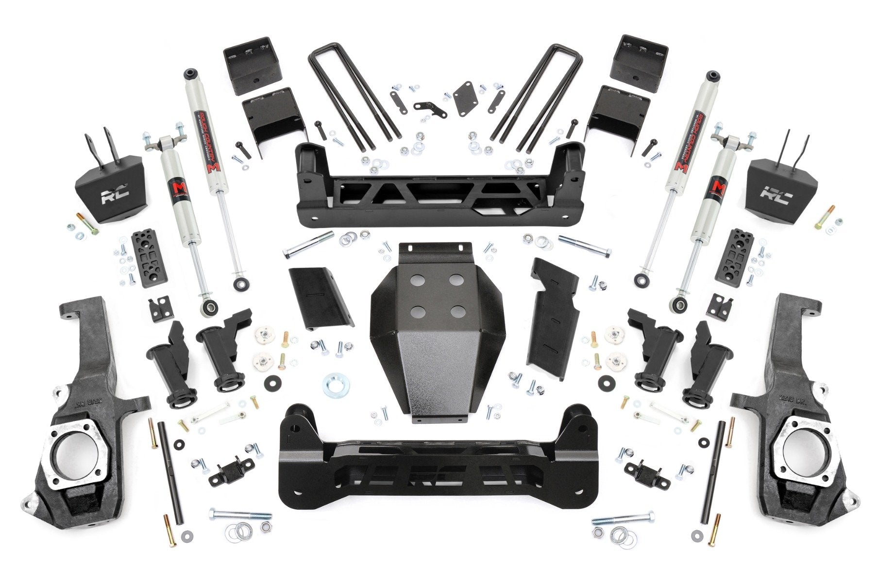 Rough Country 7.5" Lift Kit Torsion Drop M1 Chevy/GMC 2500HD/3500HD 11-19 -1