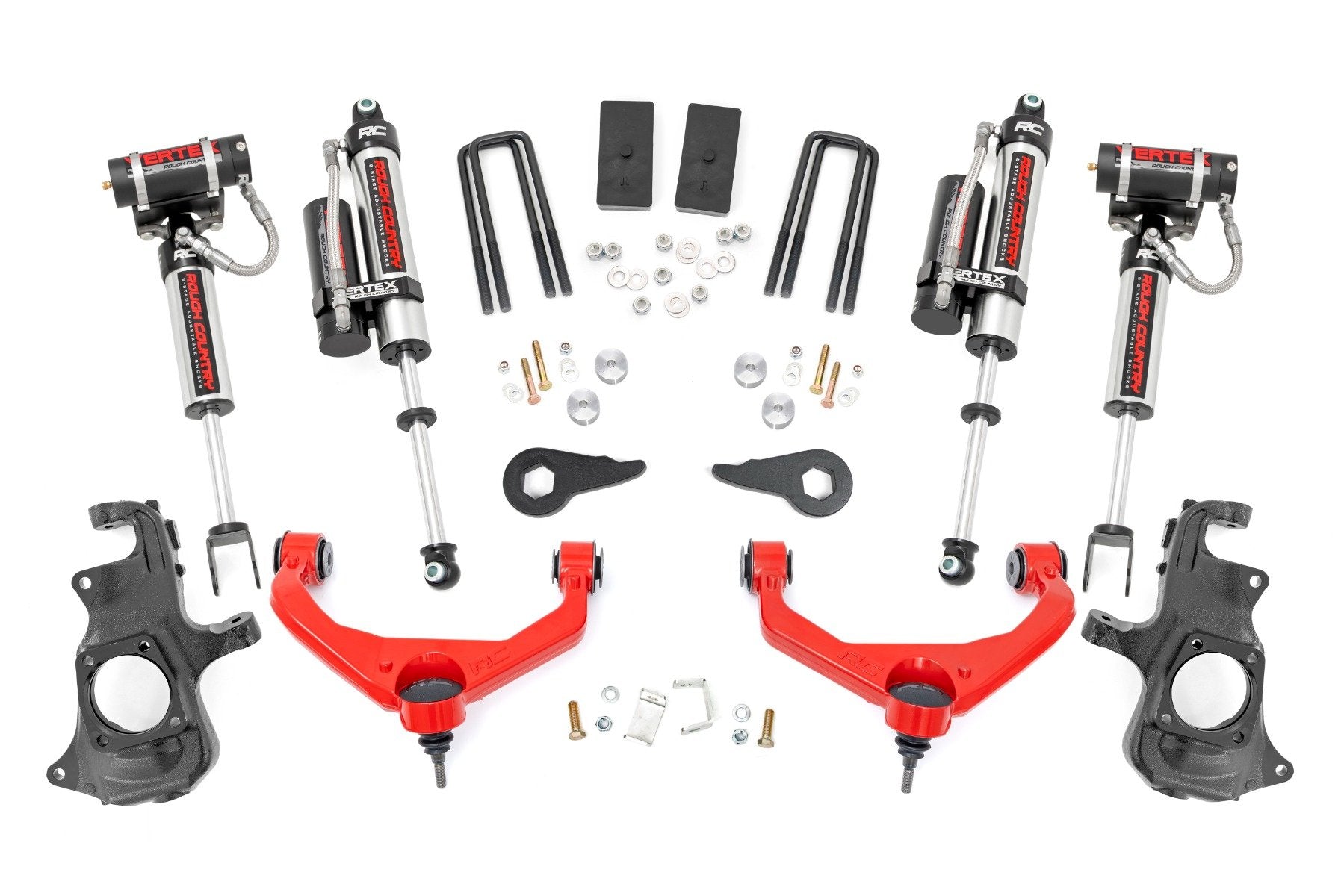 Rough Country 3.5" Lift Knuckle Vertex Chevy/GMC 2500HD/3500HD 11-19 95750RED