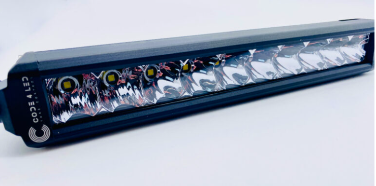 Code 4 LED Supply Clear Single Row Light Bars - 50 inch 240 watt -1