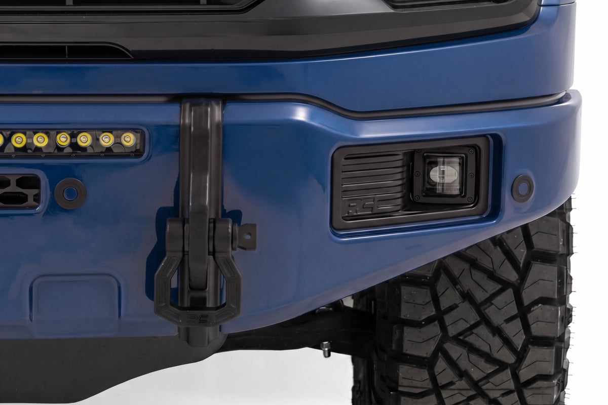Rough Country FXS Front Bumper | HX Antimatter Blue EcoBoost for Ford F150 21-25 13012-HX