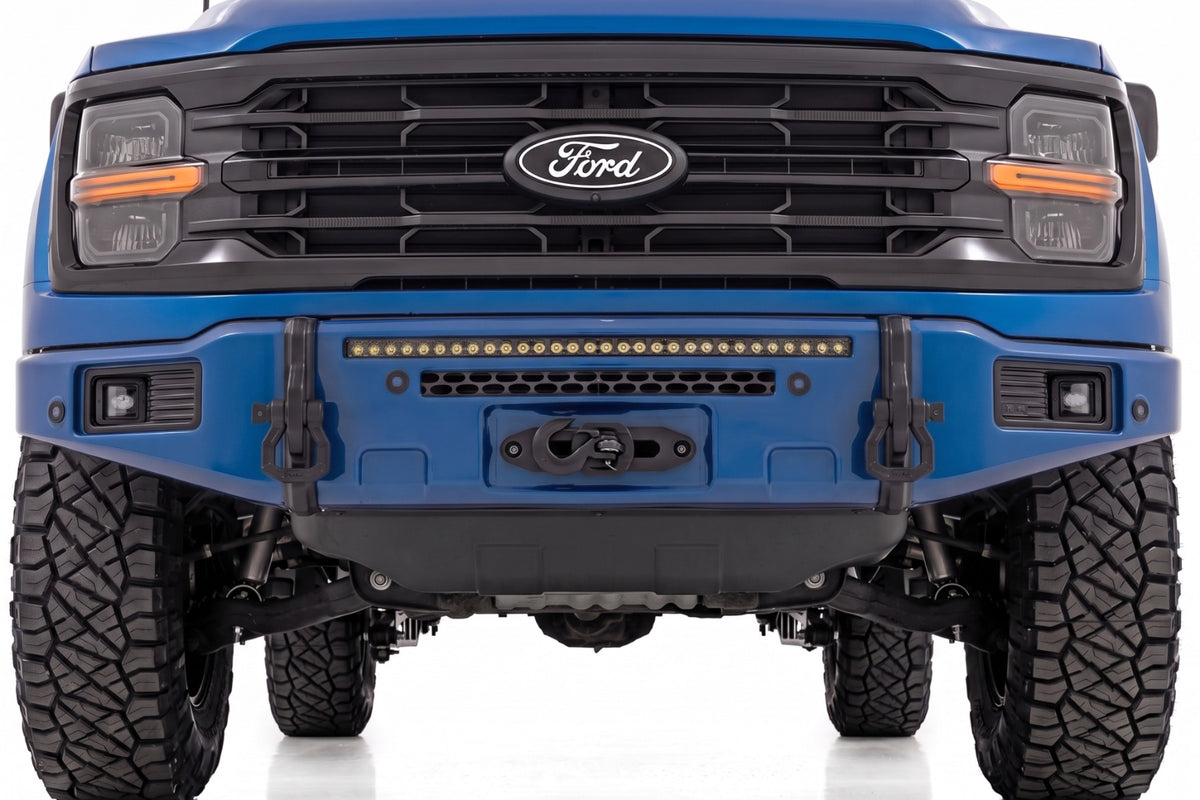Rough Country FXS Front Bumper | E9 Argon Blue | EcoBoost | for Ford F150 21-25 13012-E9