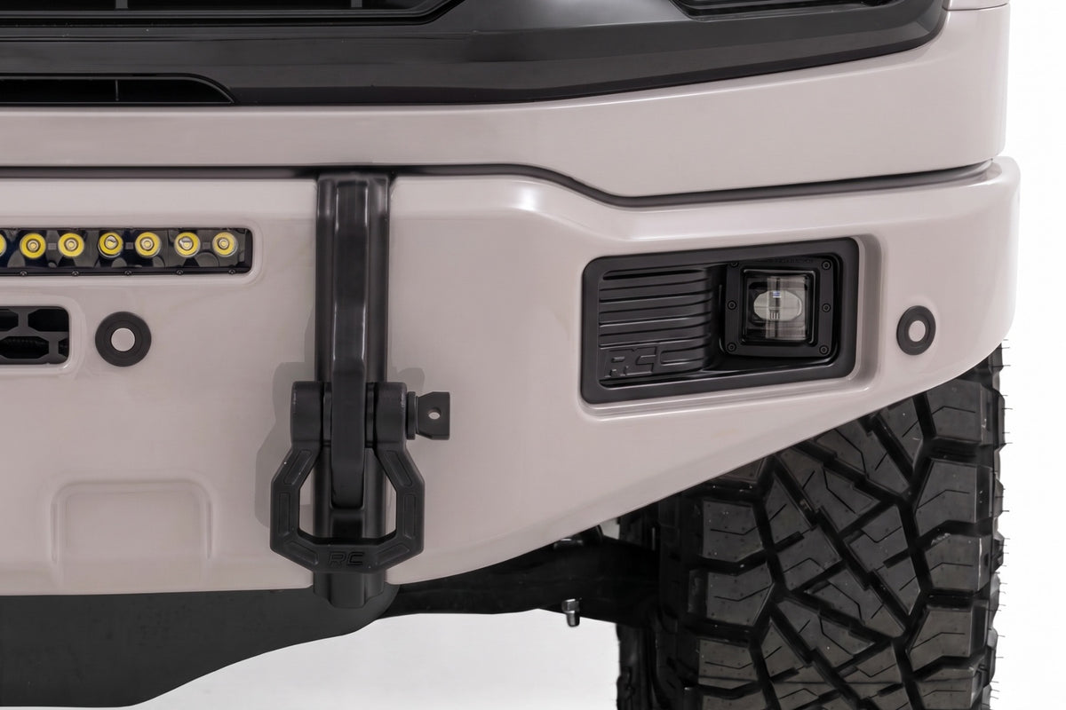 Rough Country FXS Front Bumper | DR Avalanche Gray EcoBoost for Ford F150 21-25 13012-DR