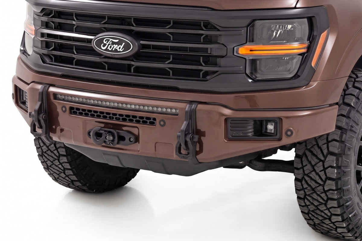 Rough Country FXS Front Bumper | LJ Darkened Bronze EcoBoost for Ford F150 21-25 13012-LJ