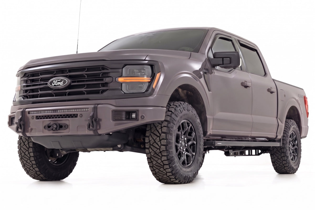 Rough Country FXS Front Bumper | JX Lead Foot | EcoBoost | for Ford F150 21-25 13012-JX