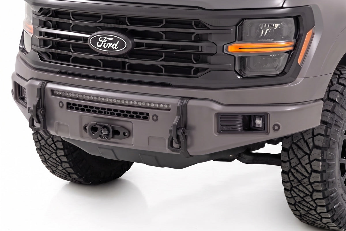 Rough Country FXS Front Bumper | JX Lead Foot | EcoBoost | for Ford F150 21-25 13012-JX