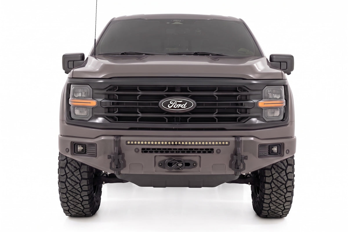Rough Country FXS Front Bumper | JX Lead Foot | EcoBoost | for Ford F150 21-25 13012-JX