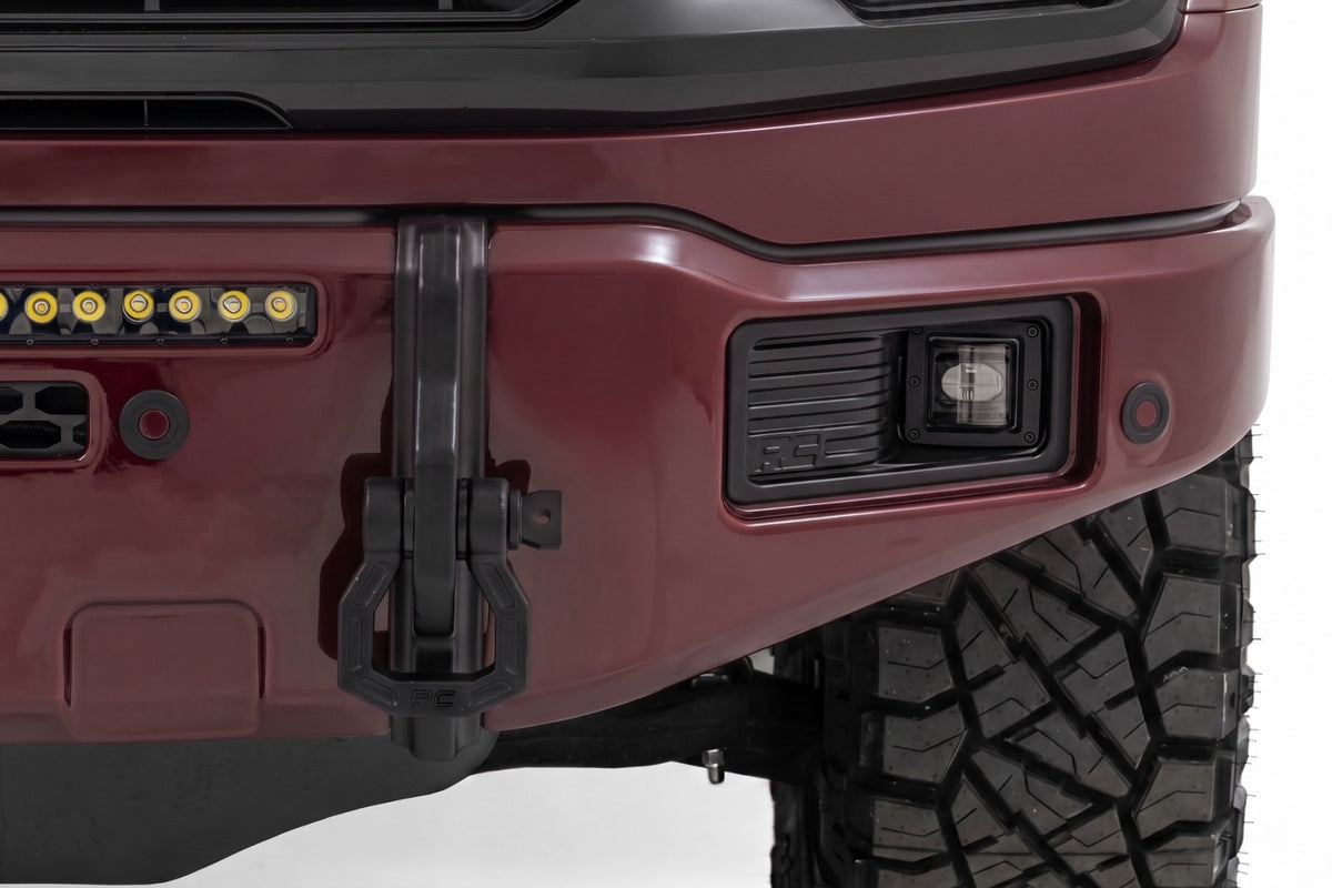 Rough Country FXS Front Bumper | E2 Magma Red | EcoBoost | for Ford F150 21-25 13012-E2