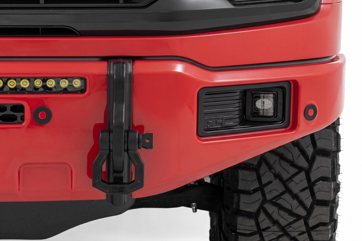 Rough Country FXS Front Bumper | PQ Race Red | EcoBoost | for Ford F150 21-25 13012-PQ