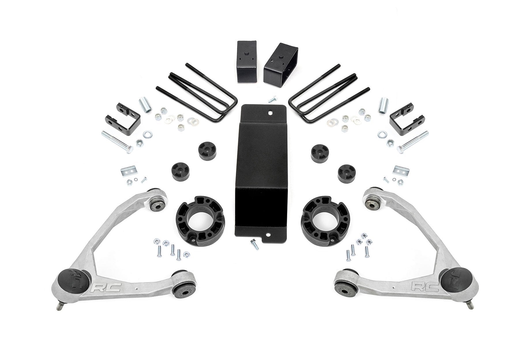 Rough Country 3.5in GMC Lift Kit 14-16 1500 Denali PU 4wd w/MagneRide Steel 18901