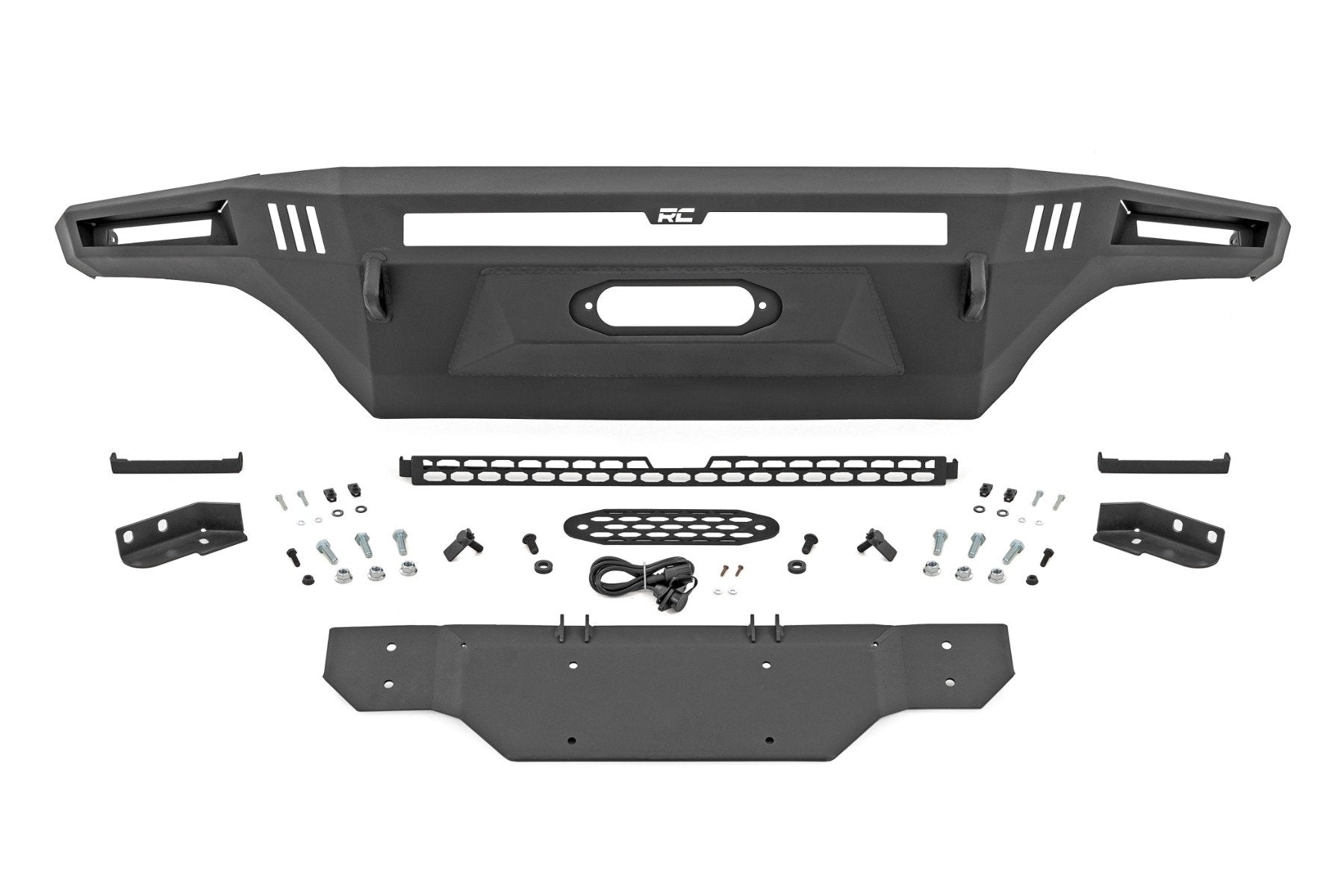 Rough Country Front Prerunner Bumper LED for Toyota Tundra 2014-2021 10915 -6