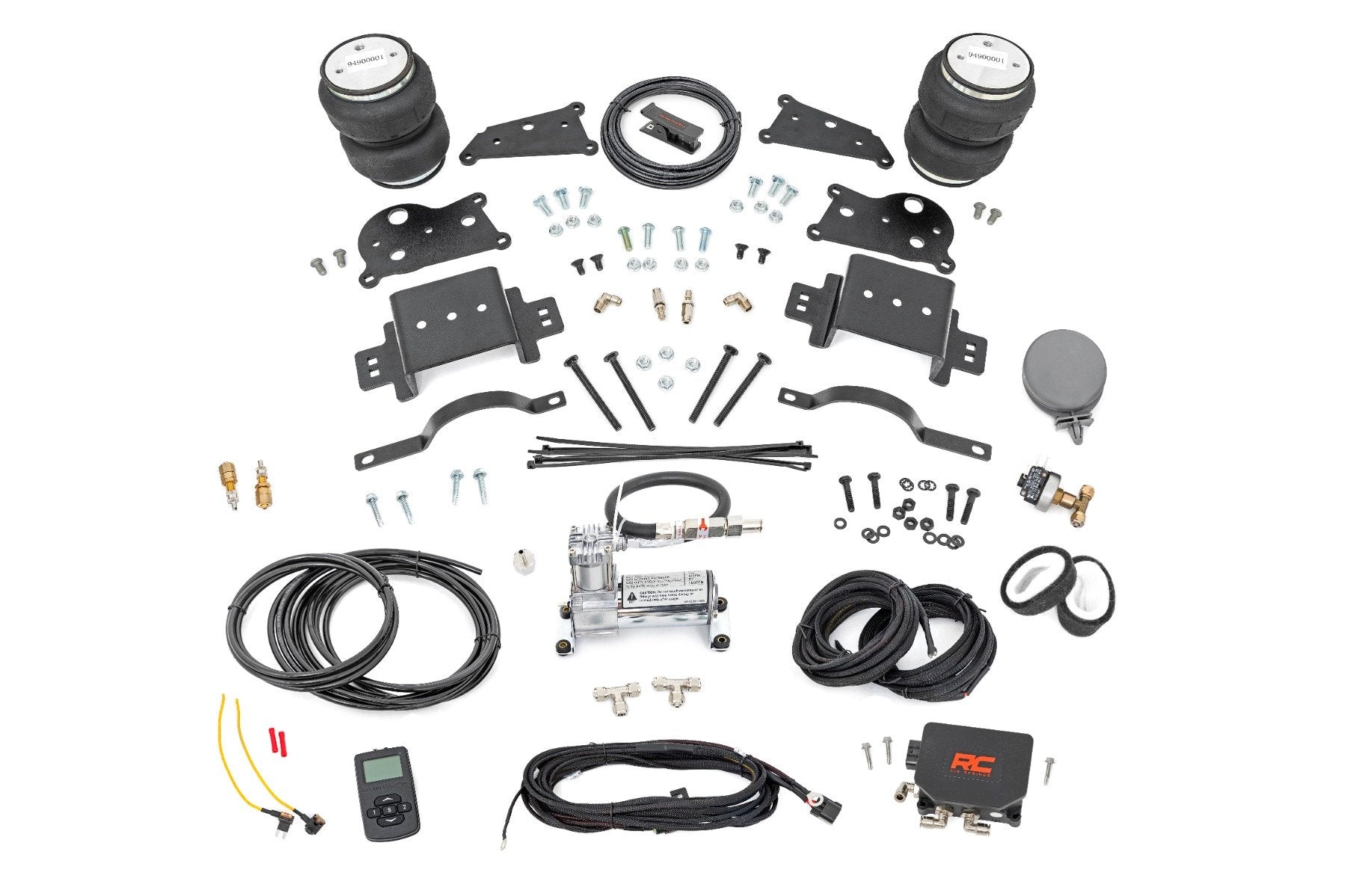 Rough Country Air Spring Kit w/Compressor Ram 2500 4WD 14-23 10029WC