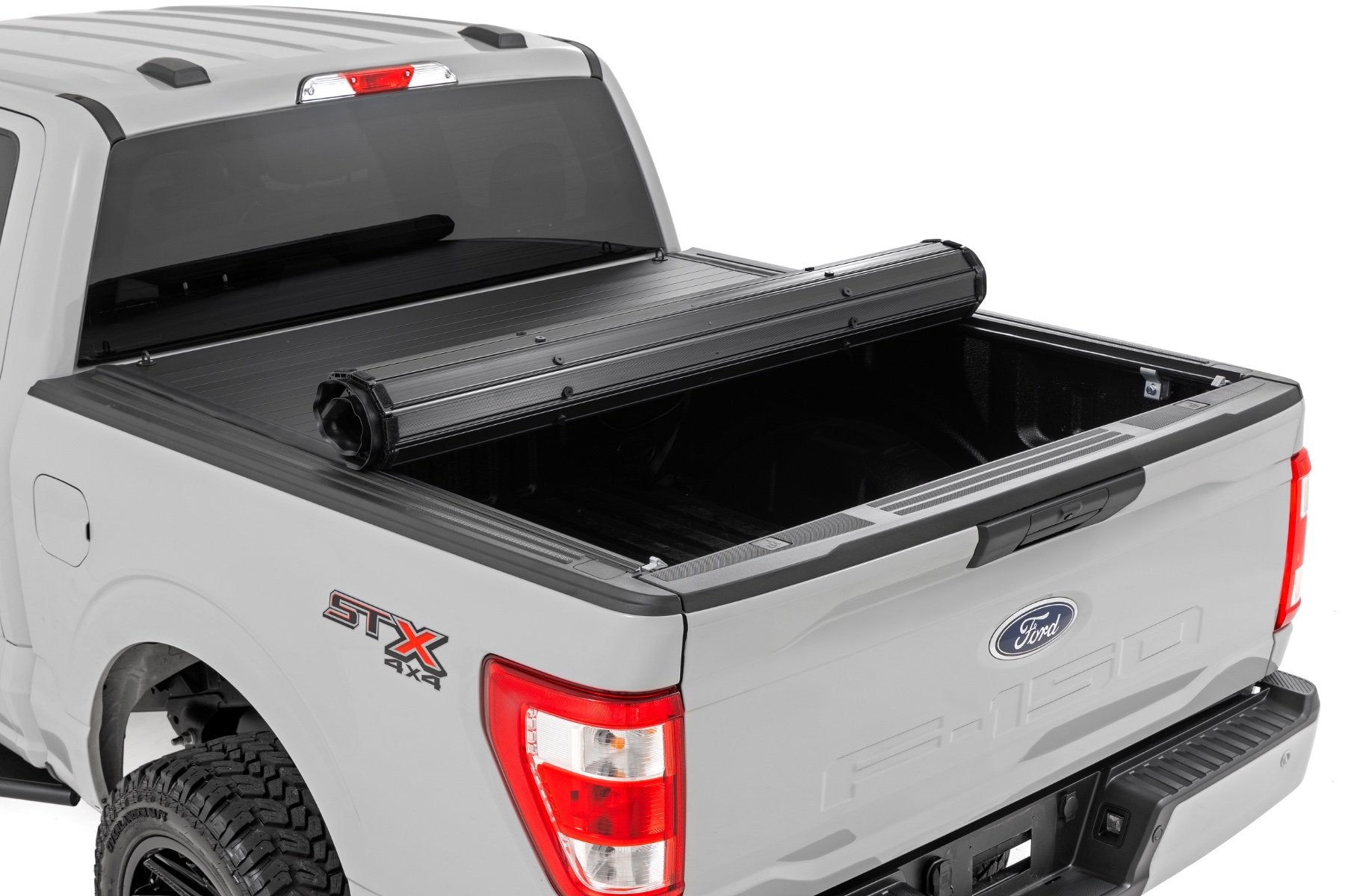 Rough Country Hard RollUp Bed Cover 5'7" Bed Ford F150 15-24/Lightning 22-24 50221550