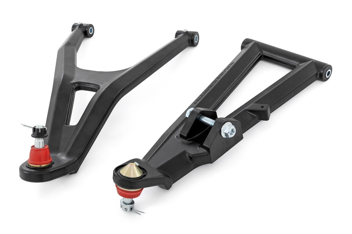 Rough Country High Clearance Control Arms w/ 2" Offset for Honda Pioneer 1000-5 92098BLK