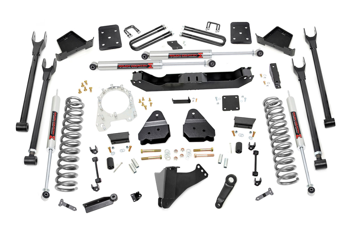 Rough Country 6" Lift Kit 4-Link For Ford Super Duty 4wd 17-22 56020