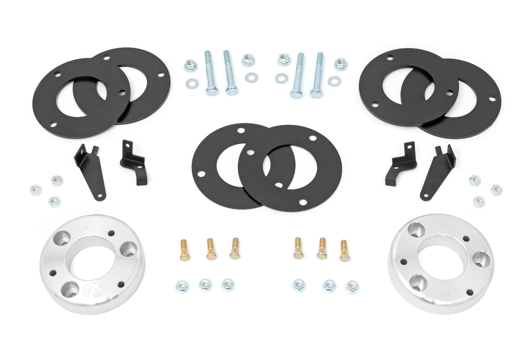 Rough Country 2" Lift Kit Alum Spacer CCD for Ford Expedition 2018-2023 50012