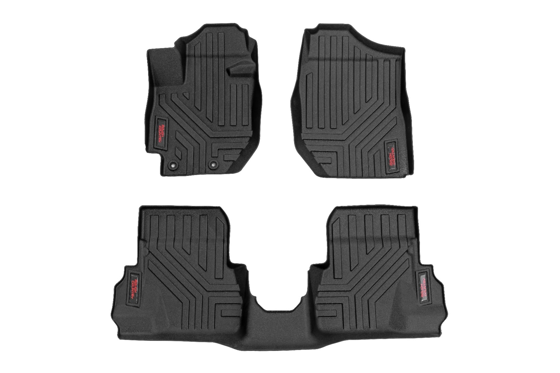 Rough Country Sure-Fit Floor Mats Front & Rear for Suzuki Jimny 3-Door 2018-2026 SM01013