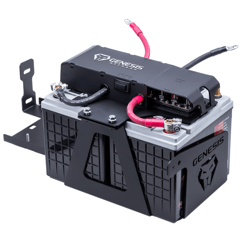 Genesis Offroad GEN3 Dual Battery Kit for 2018+ Gas Jeep Wrangler