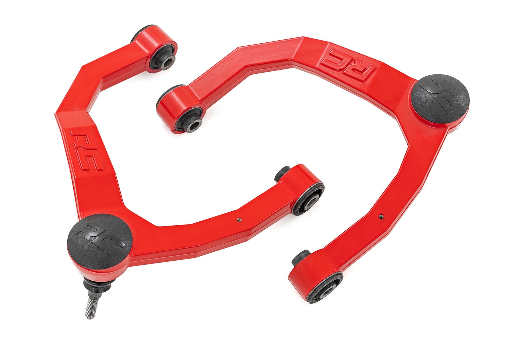 Rough Country Forged Upper Control Arms Red GM Silverado Sierra 1500 19-26 10018RED