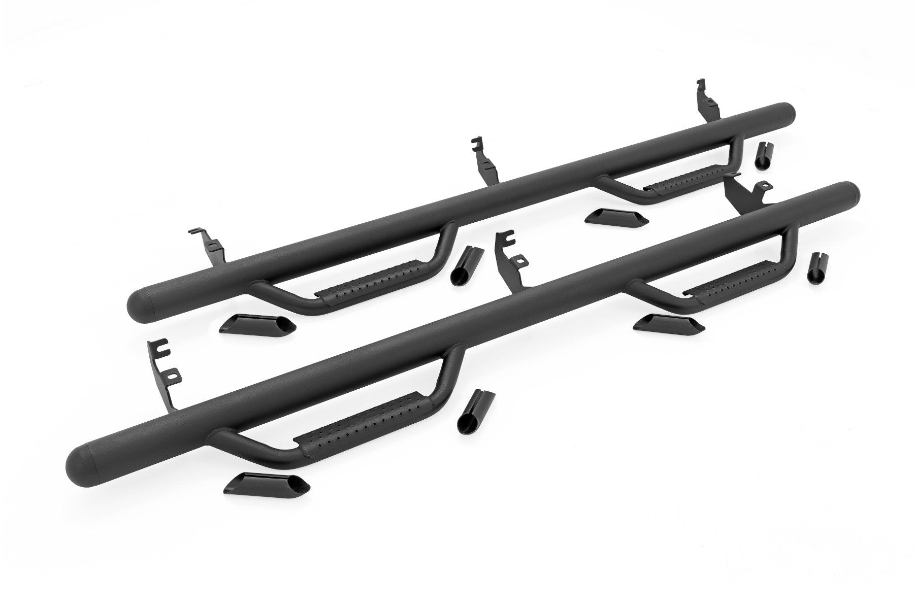Rough Country Nerf Steps | Cab Length | Crew Cab | for Ford Ranger 2WD/4WD (2019-2025) RCF1981CCB